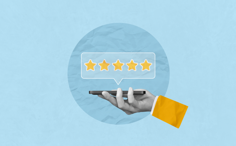 Customer testimonials illustration